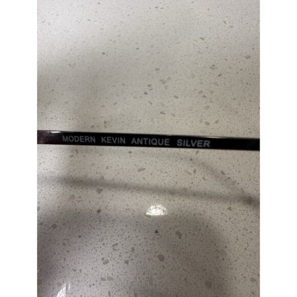 Modern Optical Kevin Eyeglasses Frames Antique‎ Silver 58-18-145 - Picture 5 of 6
